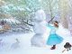 Snowman Child Building A Snowman  - JillWellington / Pixabay